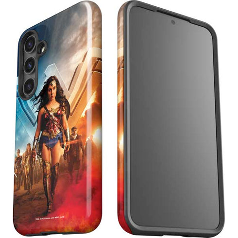 DC Comics Wonder Woman Main characters Poster Galaxy S24 Plus Impact Case